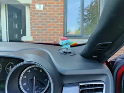 Size: 4000x3000 | Tagged: safe, derpibooru import, rainbow dash, alfa romeo, alfa romeo giulietta, car, chibi, dashboard, derpibooru exclusive, driveway, figure, flying, image, italian, jpeg, photo, toy