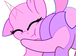 Size: 1631x1202 | Tagged: suggestive, artist:tanahgrogot, derpibooru import, earth pony, pony, unicorn, base, butt, butthug, duo, eyes closed, female, hug, image, mare, plot, png, simple background, transparent background