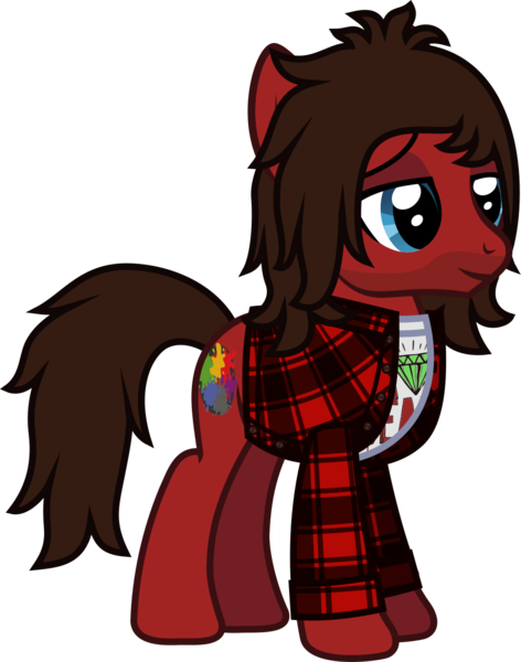 Size: 980x1247 | Tagged: safe, artist:lightningbolt, derpibooru import, ponified, earth pony, pony, .svg available, button-up shirt, clothes, derpibooru exclusive, drop dead clothing, facial hair, hair over one eye, image, josh franceschi, lidded eyes, long sleeves, male, messy mane, messy tail, open clothes, open shirt, png, shirt, show accurate, simple background, smiling, solo, stallion, standing, tail, transparent background, undershirt, vector, you me at six
