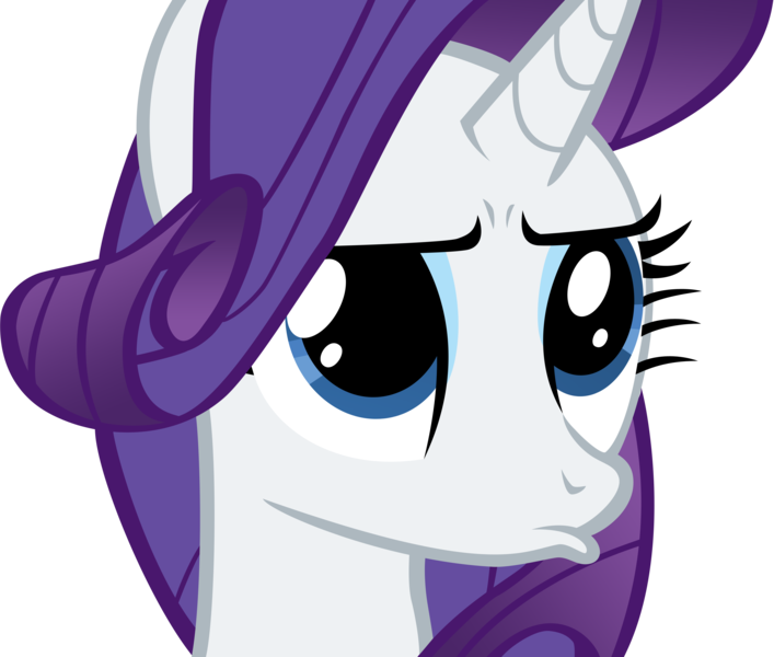 Size: 4712x4000 | Tagged: safe, artist:isaacmorris, derpibooru import, rarity, pony, unicorn, female, image, mare, png, pouting, pouty lips, simple background, solo, transparent background