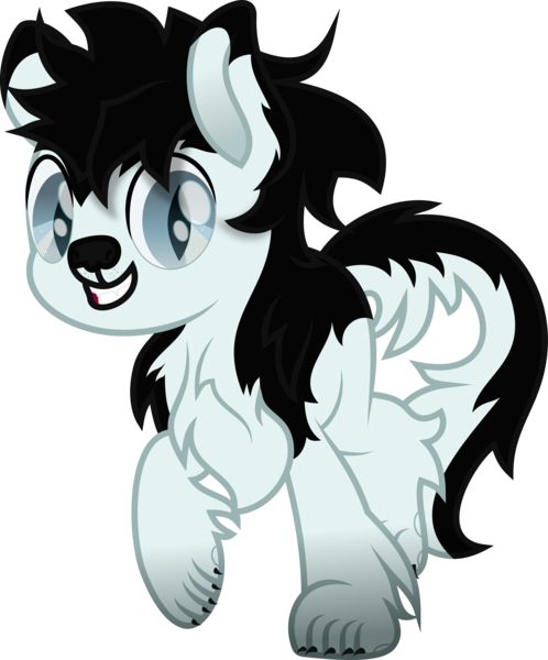 Size: 4665x5622 | Tagged: safe, artist:lincolnbrewsterfan, derpibooru import, oc, ponified, dog, dog pony, hengstwolf, husky, hybrid, original species, pony, werewolf, wolf, wolf pony, the last problem, .svg available, :d, black and white, black and white tail, black mane, blake connors, blue eyes, bushy tail, cheek fluff, chest fluff, chin fluff, claws, colored pupils, colored sclera, cute, cute little fangs, cute smile, dog nose, ear fluff, face fluff, facial freckles, fanart, fangs, freckles, fur, grayscale, happy, hoof heart, image, leg fluff, looking at you, male, monochrome, movie accurate, neck fluff, open mouth, open smile, paw pads, paw prints, pawkinesis, paws, png, profile picture, race swap, redesign, remake, shading, sharp teeth, simple background, slit pupils, smiling, smiling at you, solo, species swap, tail, teeth, transparent background, two toned tail, underhoof, vector, webkinz, youtube