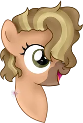 Size: 651x962 | Tagged: safe, artist:pure-blue-heart, derpibooru import, oc, unofficial characters only, earth pony, pony, brown eyes, bust, earth pony oc, female, filly, foal, image, open mouth, png, portrait, raffle prize, simple background, smiling, transparent background