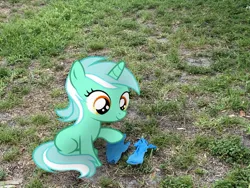 Size: 633x475 | Tagged: safe, artist:derpsa, derpibooru import, lyra heartstrings, pony, unicorn, clothes, cute, female, filly, foal, gloves, image, jpeg