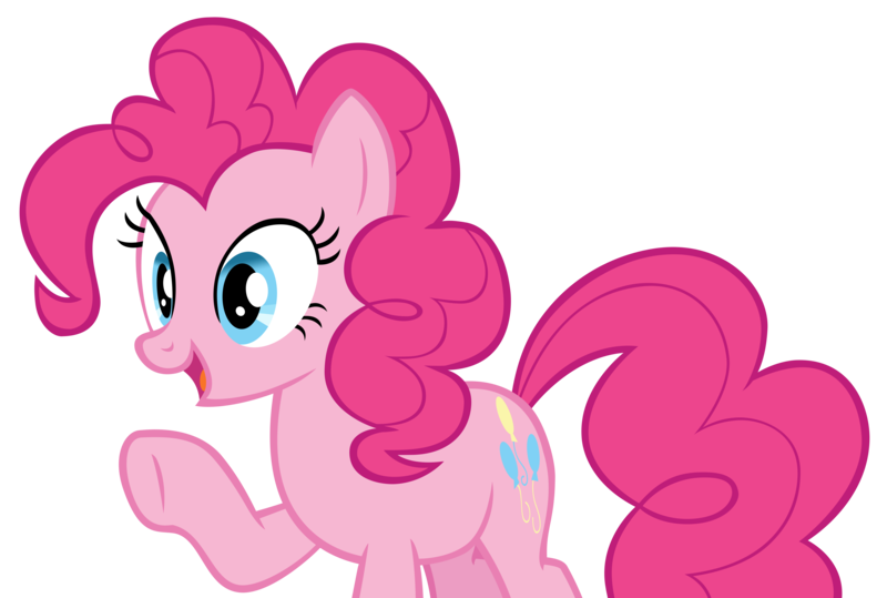 Size: 9081x6122 | Tagged: safe, artist:andoanimalia, derpibooru import, pinkie pie, earth pony, pony, the mane attraction, female, image, png, simple background, solo, solo female, transparent background, vector