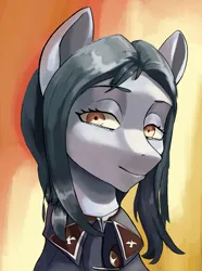 Size: 2340x3150 | Tagged: safe, artist:fly over, derpibooru import, oc, pony, equestria at war mod, bust, clothes, female, image, looking at you, mare, png, pony oc, portrait, uniform