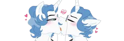 Size: 1500x500 | Tagged: suggestive, artist:dsstoner, derpibooru import, fancypants, pony, unicorn, blushing, blushing profusely, drool, drool string, gay, heart, image, kissing, lidded eyes, making out, male, png, self paradox, self ponidox, selfcest, shipping, stallion, stallion on stallion