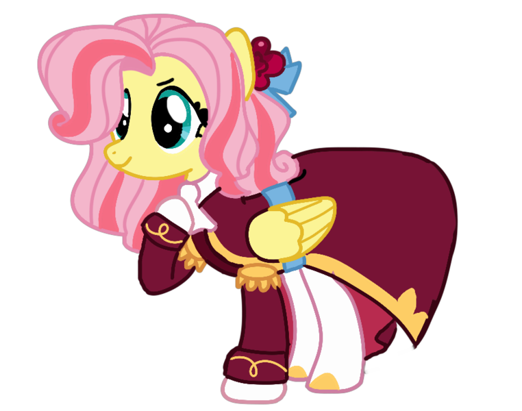 Size: 878x691 | Tagged: safe, artist:evergreen2024, derpibooru import, fluttershy, pony, clothes, image, png, simple background, solo, transparent background