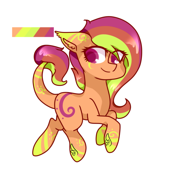 Size: 2800x2800 | Tagged: safe, artist:oniiponii, derpibooru import, oc, unofficial characters only, earth pony, pony, earth pony oc, female, image, leonine tail, mare, png, simple background, smiling, solo, tail, tattoo, transparent background