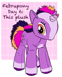 Size: 828x1025 | Tagged: safe, artist:s0ftserve, twilight sparkle, original species, plush pony, pony, februpony, image, merchandise, pink background, plushie, png, simple background