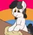 Size: 458x491 | Tagged: safe, artist:xppp1n, derpibooru import, oc, oc:pon-pushka, unofficial characters only, earth pony, pony, abstract background, dough, image, pansexual pride flag, png, pon-pushka, pride, pride flag, pun, solo, visual pun