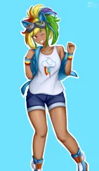 Size: 2300x4000 | Tagged: safe, artist:alex_k2k, artist:alx_k2k, derpibooru import, kotobukiya, rainbow dash, human, humanized, image, jpeg, kotobukiya rainbow dash, pixiv