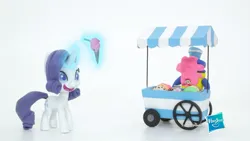 Size: 1280x720 | Tagged: safe, derpibooru import, rarity, pony, unicorn, my little pony: pony life, my little pony: stop motion short, food, hasbro, hasbro logo, ice cream, ice cream cone, image, logo, play-doh, png, stop motion