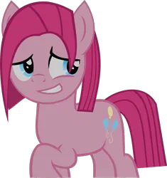 Size: 819x873 | Tagged: safe, artist:retroponybro, derpibooru import, pinkie pie, earth pony, pony, base used, bubble berry, bubblini davinci berry, grin, image, male, pinkamena diane pie, png, rule 63, simple background, smiling, solo, transparent background, vector, younger