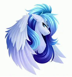 Size: 3862x4096 | Tagged: safe, artist:buvanybu, derpibooru import, oc, unofficial characters only, pegasus, pony, image, jpeg, pegasus oc, simple background, solo, white background, wings