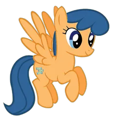 Size: 861x928 | Tagged: safe, artist:maddietheuniversalfan68, artist:the-bitterman, derpibooru import, edit, first base, pegasus, pony, adorabase, cute, female, first base can fly, flying, g4, image, mare, pegasus first base, png, race swap, simple background, smiling, solo, tomboy, transparent background, vector