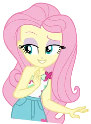 Size: 6568x8933 | Tagged: safe, artist:andoanimalia, derpibooru import, fluttershy, equestria girls, equestria girls series, spring breakdown, spoiler:eqg series (season 2), cruise outfit, female, image, png, simple background, solo, solo female, transparent background, vector