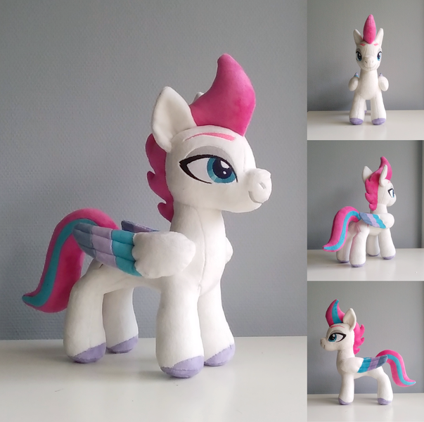 Size: 3776x3760 | Tagged: safe, artist:azdaracylius, derpibooru import, zipp storm, pony, g5, image, irl, photo, plushie, png, solo