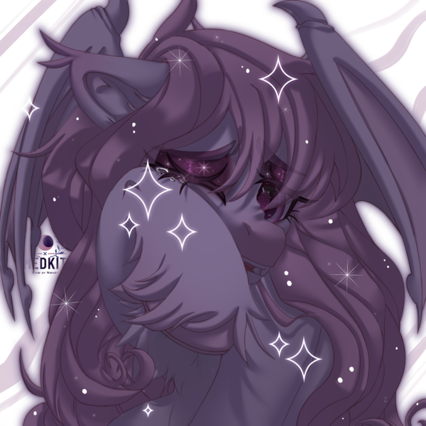 Size: 2500x2500 | Tagged: safe, artist:medkit, derpibooru import, oc, oc:pepper thomson, unofficial characters only, bat pony, pony, chest fluff, colored eyebrows, colored eyelashes, colored hooves, colored muzzle, colored pupils, colored sketch, colored wings, crying, dark, ear fluff, eye clipping through hair, eyebrows, eyebrows visible through hair, eyeshadow, fangs, female, floppy ears, fringe, glow, glowing mane, gradient hooves, half body, high res, horseshoes, image, long mane, loose hair, makeup, mare, membranous wings, open mouth, paint tool sai 2, partially open wings, pink eyes, pink mane, png, raised hoof, sad, signature, simple background, sitting, sketch, solo, stars, tassels, teeth, transparent background, two toned coat, unshorn fetlocks, wall of tags, watermark, wavy mane, white coat, wings