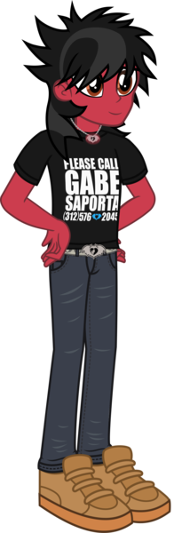Size: 925x2831 | Tagged: safe, artist:lightningbolt, derpibooru import, equestria girls, .svg available, belt, clandestine industries, clothes, denim, derpibooru exclusive, equestria girls-ified, eyeliner, fall out boy, hand on hip, happy, image, jeans, jewelry, makeup, male, necklace, pants, pete wentz, png, shirt, shoes, show accurate, simple background, smiling, solo, standing, t-shirt, transparent background, undershirt, vector