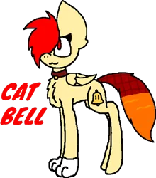 Size: 553x629 | Tagged: safe, artist:wonderwolf51, derpibooru import, oc, oc:cat bell, pegasus, image, png