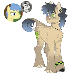 Size: 1000x1000 | Tagged: safe, artist:kazmuun, derpibooru import, goldengrape, sir colton vines iii, pony, alternate design, heterochromia, image, png, simple background, solo, transparent background, twitterina design