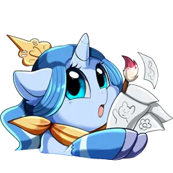 Size: 512x512 | Tagged: safe, artist:pridark, derpibooru import, oc, oc:princess argenta, ponified, alicorn, pony, argentina, cute, drawing, female, filly, foal, image, nation ponies, ocbetes, open mouth, paintbrush, png, simple background, solo, transparent background