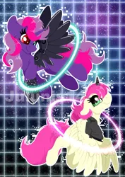 Size: 724x1023 | Tagged: safe, artist:julunis14, derpibooru import, oc, oc:flash hope, oc:gallant fop, pony, duo, image, jpeg, kucykon, mascot