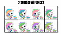 Size: 1440x810 | Tagged: safe, derpibooru import, fly, insect, pegasus, pony, friendship is magic, bipedal, color, colored, colored pupils, colored wings, g4, image, jpeg, my little pony, starblaze, wings