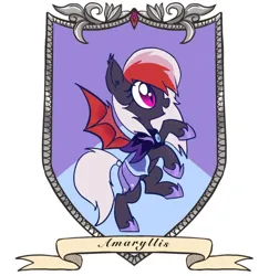 Size: 1024x1052 | Tagged: safe, artist:pfeffaroo, derpibooru import, oc, oc:amaryllis, bat pony, pony, female, guardsmare, hoof shoes, image, jpeg, mare, night guard, royal guard