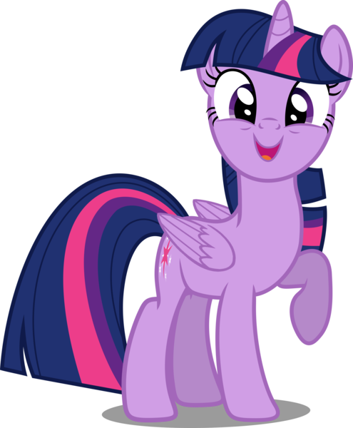 Size: 5000x6061 | Tagged: safe, artist:dashiesparkle, derpibooru import, edit, vector edit, twilight sparkle, twilight sparkle (alicorn), alicorn, pony, folded wings, image, looking at you, open mouth, open smile, png, raised hoof, simple background, smiling, solo, transparent background, vector, wings