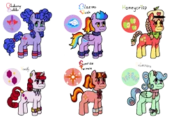 Size: 843x578 | Tagged: safe, derpibooru import, applejack, fluttershy, pinkie pie, rainbow dash, rarity, twilight sparkle, alternate color palette, alternate cutie mark, alternate design, alternate hairstyle, alternate mane color, d-side, friday night funkin', image, mane six, png