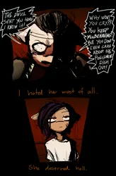 Size: 4600x7016 | Tagged: semi-grimdark, artist:tenenbris, derpibooru import, oc, oc:alma, oc:mrs julie, comic:things change, image, png