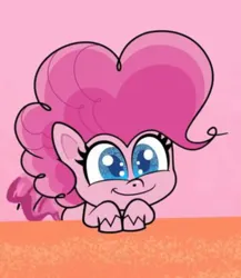 Size: 626x720 | Tagged: safe, derpibooru import, pinkie pie, my little pony: pony life, princess probz, shake your tail, spoiler:pony life s01e01, adorable face, cute, diapinkes, female, happy, image, jpeg, smiling, tail, tail wag