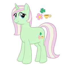 Size: 1300x1200 | Tagged: safe, artist:labyrinthine, derpibooru import, oc, oc:march, unofficial characters only, unicorn, blue eyes, image, month ponies, pastel, pink mane, png