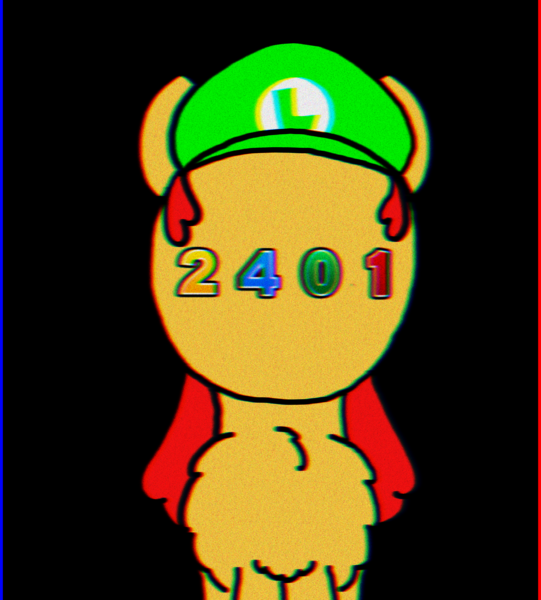 Size: 3023x3351 | Tagged: safe, artist:professorventurer, derpibooru import, part of a set, oc, oc:power star, 2401, cap, every copy of super mario 64 is personalized, hat, image, luigi's hat, png