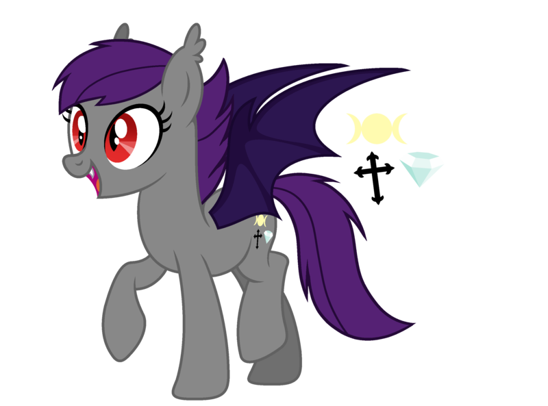 Size: 2700x2000 | Tagged: safe, artist:labyrinthine, derpibooru import, oc, oc:october, unofficial characters only, bat pony, base used, image, month ponies, png, purple mane, red eyes, simple background, solo