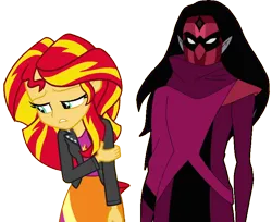 Size: 1250x1022 | Tagged: safe, derpibooru import, sunset shimmer, equestria girls, aftermath, being good sucks, crossover, evil sunset shimmer, image, png, shadow weaver, she-ra and the princesses of power, sympathy, sympathy for the devil, truth