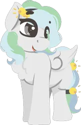 Size: 570x876 | Tagged: safe, artist:rhythmpixel, derpibooru import, oc, oc:river chime, unofficial characters only, pegasus, pony, bells, female, image, lineless, mare, png, simple background, solo, transparent background