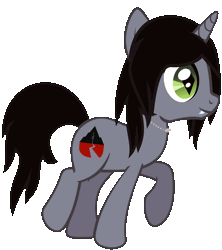 Size: 1224x1376 | Tagged: safe, artist:lightningbolt, derpibooru import, oc, ponified, ponified:kellin quinn, pony, unicorn, animated, derpibooru exclusive, disguise, disguised siren, fangs, gif, horn, image, jewelry, male, necklace, show accurate, simple background, sleeping with sirens, slit pupils, solo, stallion, transparent background, trotting, vector, walking