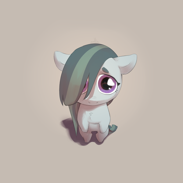 Size: 2000x2000 | Tagged: safe, artist:jewellier, derpibooru import, marble pie, earth pony, pony, bipedal, female, image, looking at you, mare, meme, png, ponified animal photo, ponified meme, simple background, solo, standing