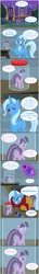 Size: 1024x7049 | Tagged: safe, artist:bbbhuey, derpibooru import, trixie, twilight sparkle, alicorn, pony, unicorn, comic:the twishot trixiecore mouth dive, clothes, comic, costume, female, image, jpeg, manticore costume, mare, micro, pony in a bottle, this will end in tears