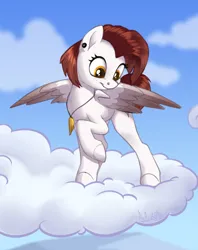 Size: 840x1060 | Tagged: safe, artist:sirzi, derpibooru import, oc, unofficial characters only, pegasus, pony, cloud, image, png, signature, solo