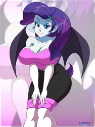 Size: 675x900 | Tagged: suggestive, artist:layerth, derpibooru import, rarity, human, equestria girls, bat wings, bedroom eyes, big breasts, breasts, busty rarity, cleavage, clothes, cosplay, costume, female, image, jpeg, rouge the bat, seductive, seductive pose, solo, solo female, sonic the hedgehog (series), spread wings, thighs, thunder thighs, wide hips, wings