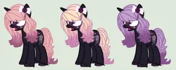 Size: 1934x772 | Tagged: safe, artist:pgthehomicidalmaniac, derpibooru import, oc, oc:dreamcatcher, unofficial characters only, pony, unicorn, base used, bow, female, freckles, hair bow, horn, image, mare, open mouth, png, simple background, unicorn oc