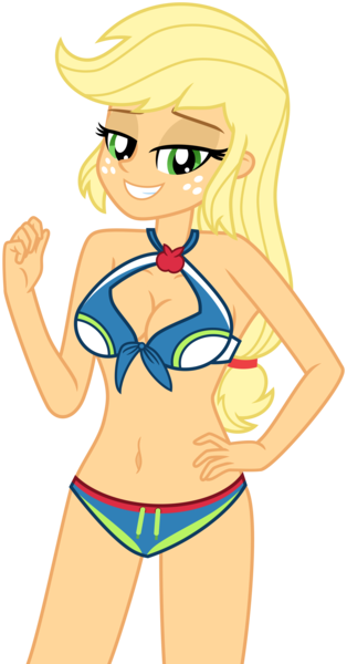 Size: 3574x6830 | Tagged: safe, artist:emeraldblast63, derpibooru import, applejack, equestria girls, breasts, busty applejack, image, png, stupid sexy applejack