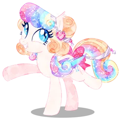 Size: 828x813 | Tagged: safe, artist:shebasoda, derpibooru import, oc, oc:frosting sparkle pie, unofficial characters only, bat pony, crystal pony, pony, bat pony oc, bat wings, bow, crystal bat pony, crystallized pony, fangs, female, folded wings, grin, hair bun, hair ribbon, image, looking back, looking up, mare, png, ponytail, ribbon, simple background, smiling, sparkly, sparkly mane, sparkly tail, standing on two hooves, tail, tail bow, teal eyes, transparent background, wings