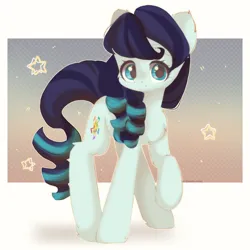 Size: 3000x3000 | Tagged: safe, artist:vanilla-chan, artist:vanilla0pie, derpibooru import, coloratura, earth pony, pony, chest fluff, cute, ear fluff, female, high res, hoof fluff, image, leg fluff, looking at you, mare, png, raised hoof, rarabetes, signature, smiling, smiling at you, solo, stars