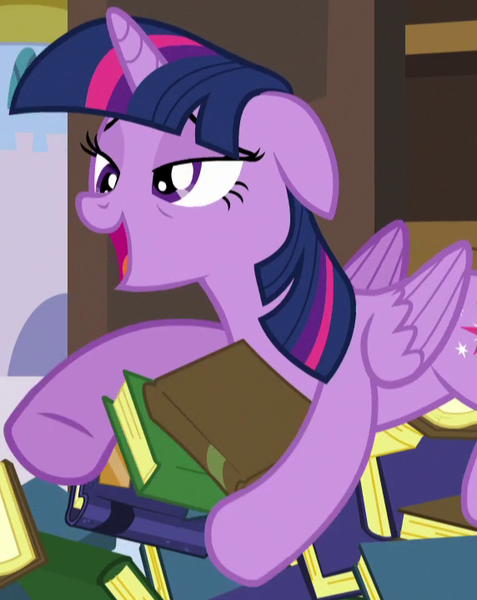 Size: 572x719 | Tagged: safe, derpibooru import, screencap, twilight sparkle, twilight sparkle (alicorn), alicorn, pony, princess spike (episode), season 5, book, bookhorse, cropped, faic, female, image, majestic as fuck, mare, nest, nesting instinct, open mouth, out of context, png, purple smart, sleepy, solo, that pony sure does love books