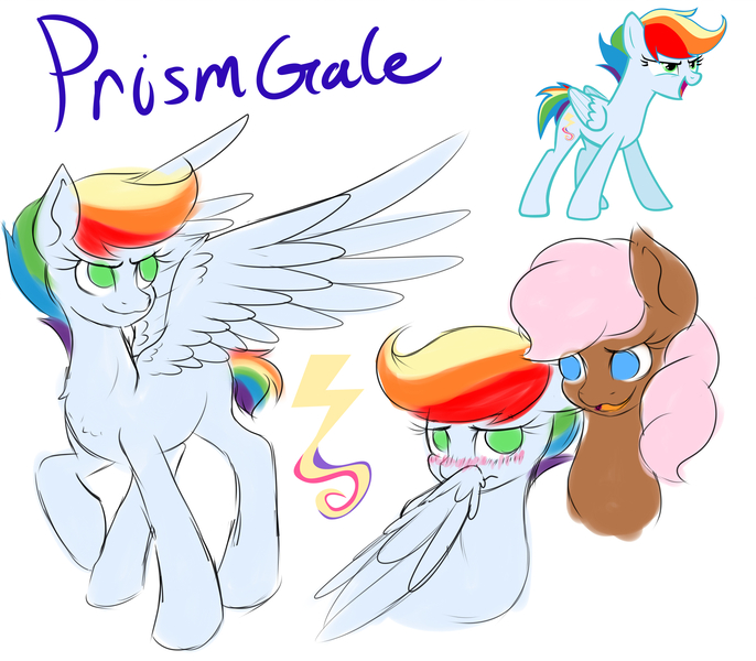 Size: 4000x3500 | Tagged: safe, artist:grace-likes-cake, derpibooru import, oc, oc:prism gale, oc:sweet tooth, unofficial characters only, earth pony, pegasus, pony, blushing, bust, duo, female, hiding behind wing, image, jpeg, mare, name, no pupils, offspring, parent:cheese sandwich, parent:pinkie pie, parent:rainbow dash, parent:soarin', parents:cheesepie, parents:soarindash, simple background, smiling, smirk, spread wings, white background, wings
