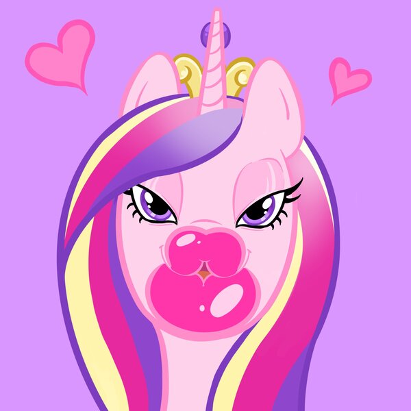 Size: 2048x2048 | Tagged: suggestive, derpibooru import, princess cadance, alicorn, big lips, image, impossibly large lips, jpeg, kissing, kissy face, lips, lipstick, offscreen character, pov